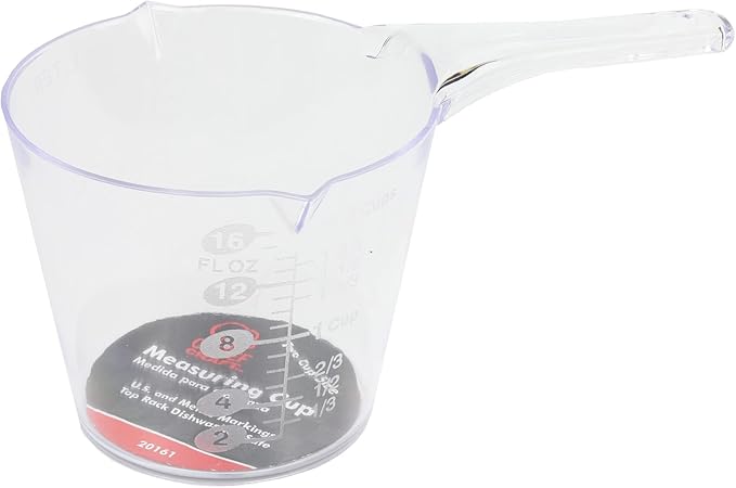 Chef Craft Select Plastic Measuring Cup, 2 Cup Capacity, Clear