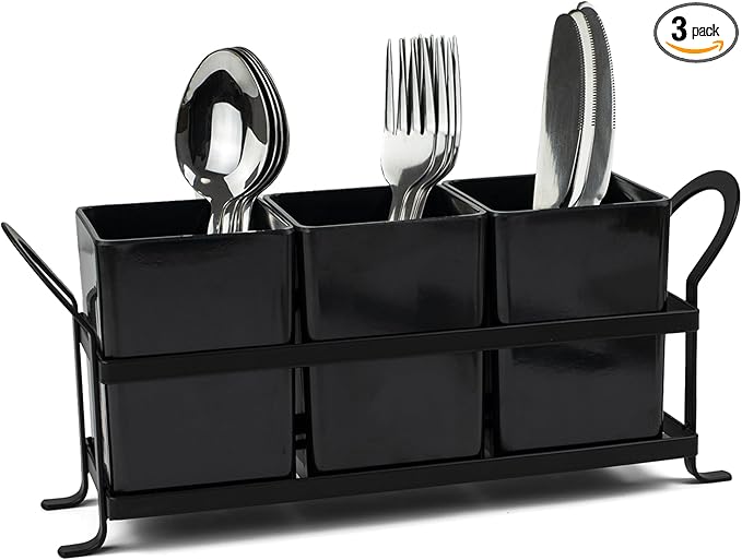 KAQAHIDO Silverware Holder for Party, Drainage Cuterly Holder for Kitchen by Haveaniceday