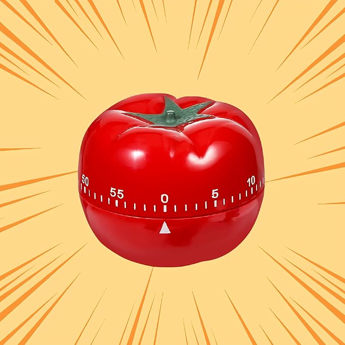 Cute Tomato Shape Kitchen Cooking Timer Kitchen 360 Degree Rotating Craft - Image 7