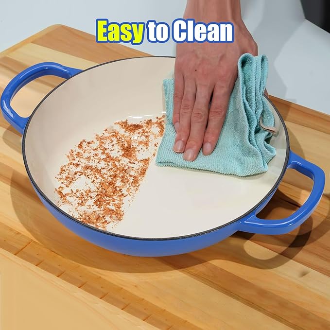 6QT Enameled Cast Iron Dutch Oven - Image 8