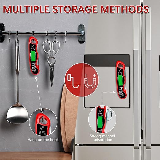 Meat Thermometer Digital,IP67 Waterproof Cooking Thermometer - Image 7