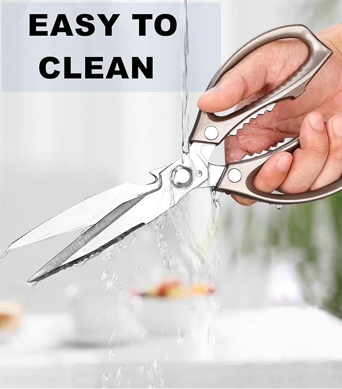 Kitchen Scissors, All Purpose,Ultra Sharp Meat Scissors,Heavy Duty Cooking - Image 7
