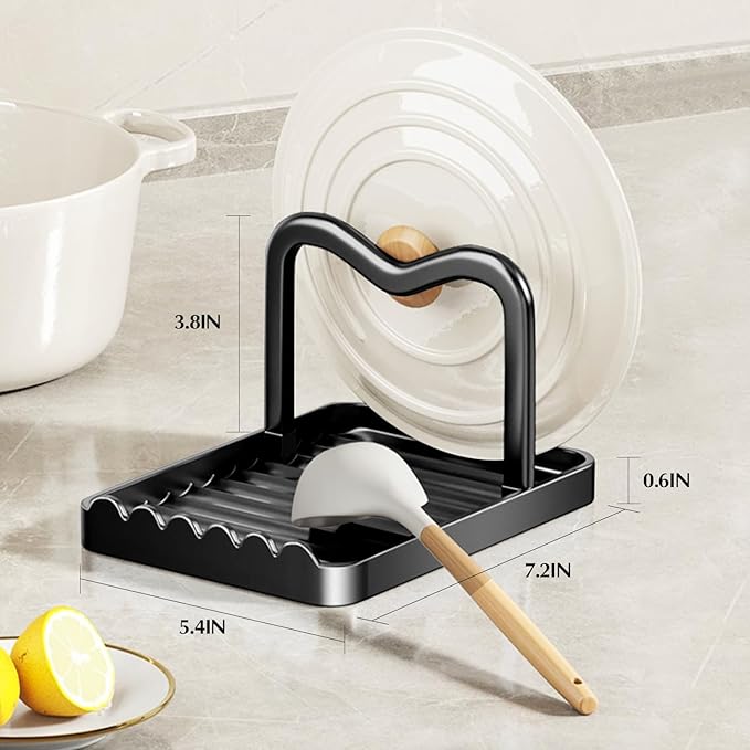 Ysks'hf spoon holder and pot lid holder,stainless steel,Kitchen Utensil Rest - Image 8
