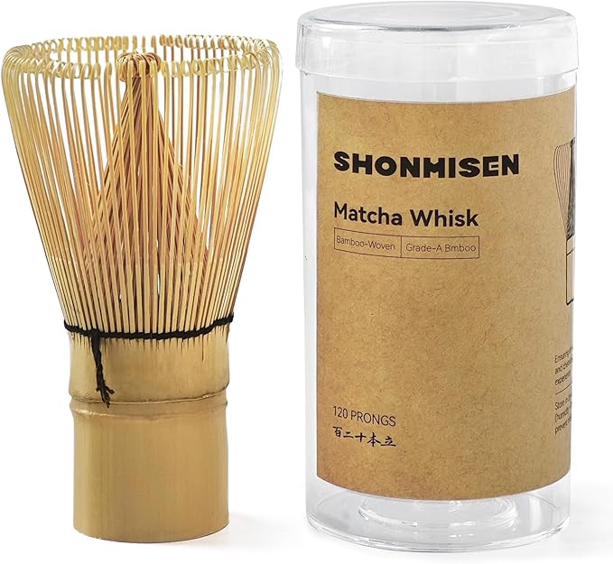Bamboo Matcha Whisk, 120prong(80+80tines) Traditional Japanese Chasen - Image 8