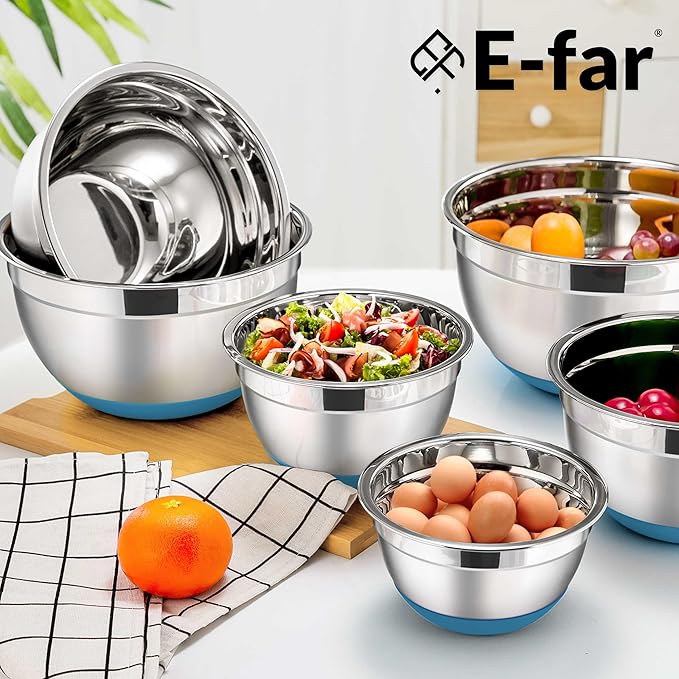 E-far Stainless Steel Mixing Bowls - Image 8
