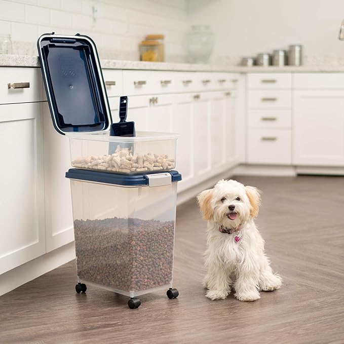 IRIS USA Dog Food Storage Container, 30 lbs & 11 lbs Combo, Cat Food Storage - Image 7