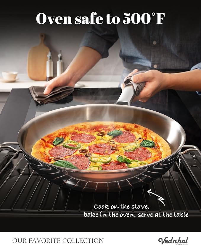 Stainless Steel Frying Pan Set - Image 5