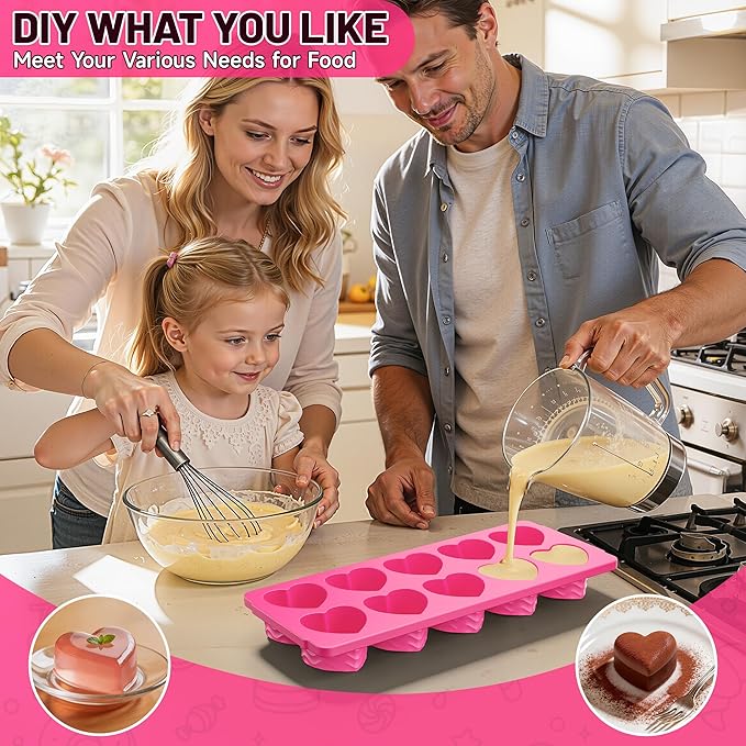 Ice Cube Tray with Lid – 3 Pack 2 Tbsp Ice Trays - Image 7