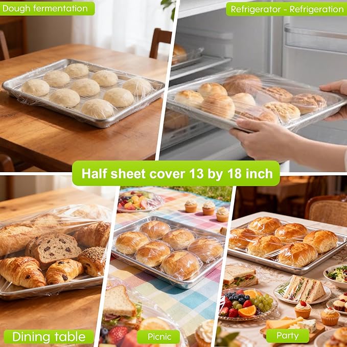 Extra Large Bowl Covers For Bread Proofing 50pcs,Fits Bowl up to 20",Fits - Image 7