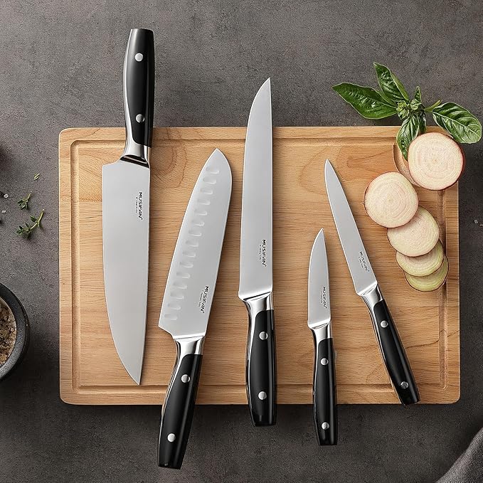 6-Piece Knife Block Sets,Stainless Steel Kitchen Knife Set - Image 9