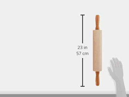 J.K. Adams 12-Inch-by-2-3/4-Inch Maple Wood Medium Gourmet Rolling Pin - Image 4