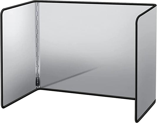 Splatter Guard for Frying Non-Stick 3 Sided Foldable Grease Splatter Screen by ANGINORLD