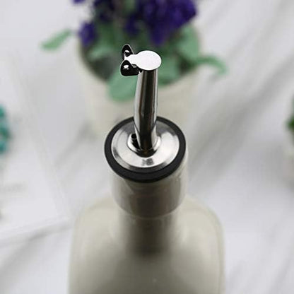 Pafusen 6 Pack Oil Spout with Flip Top, Olive Oil Dispenser Spout, Liquor - Image 6