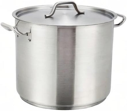 Winware Stainless Steel 32 Quart Stock Pot - Image 8