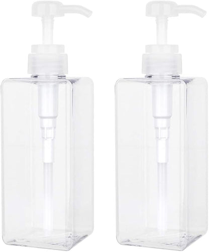 Pump Bottle, Refillable Plastic Empty Lotion Soap Dispenser Liquid Container by JiatuA