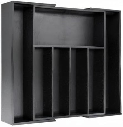 VaeFae Premium Bamboo Drawer Organizer, Expandable Silverware Drawer Organizer - Image 8