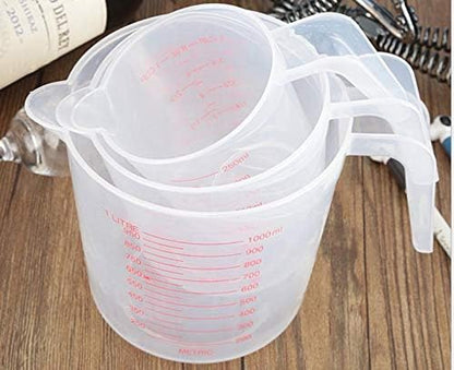 MIZORLIE Plastic Measuring Cup Set - Image 2