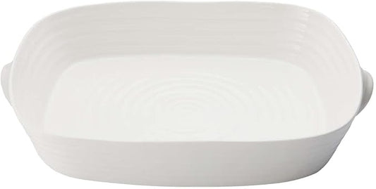 Portmeirion Sophie Conran Handled Roasting Dish, Freezer Safe Pan by Portmeirion