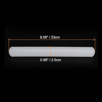 HARFINGTON Fondant Rolling Pin 9 Inch x 0.98 Inch PP Plastic Non-Stick Fondant - Image 2