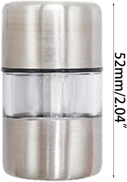 FGDTREE Portable Stainless Steel Salt and Pepper Grinder Mini Grinding - Image 6
