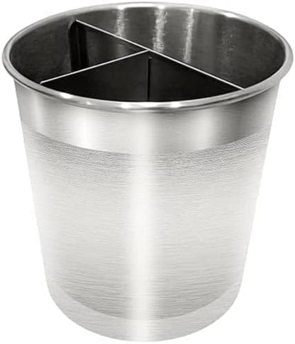 Cooler Kitchen Rotating Extra Large Stainless Steel Utensil Holder Caddy - Image 8