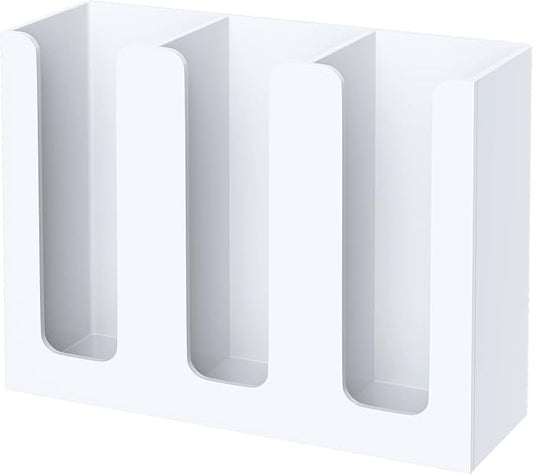 KOTEMON Acrylic Cup Holder, 3 Compartment, Disposable Coffee Cup Dispenser by KOTEMON