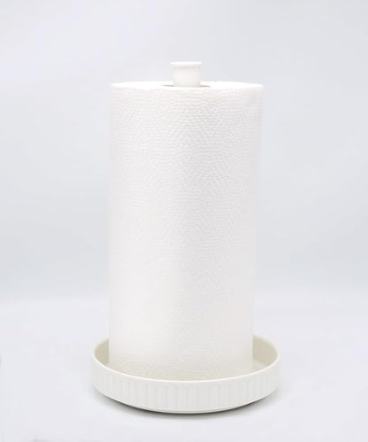 VROOMIUM Paper Towel Holder Countertop, Ceramic Base Easy-to-Clean, 1.5 lbs - Image 4