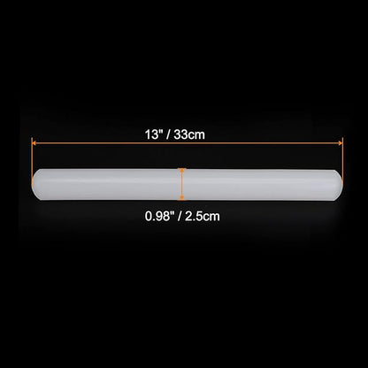 HARFINGTON 13 Inch x 0.98 Inch PP Plastic Non-Stick Fondant Rolling Pin - Image 2