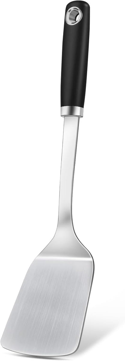 Stainless Steel Spatula, Metal Spatula Solid Turner, Heavy Duty Sturdy Spatulas by Unknown