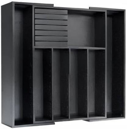VaeFae Bamboo Silverware Drawer Organizer Kitchen, Expandable Utensil Organizer - Image 7