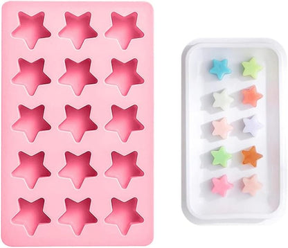 Cute Ice Cube Trays Silicone Chocolate Mold Wax Melt Molds Easy Release Ice by MayeBridge