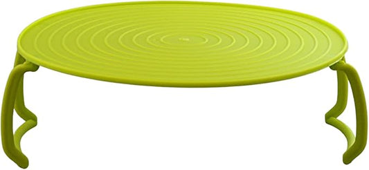 Microwave Multipurpose 4 in 1 Tray Stand Rack Splatter Guard Carry Tray by DependableIndustries