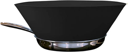 Frywall 8 - Black - Splatter Guard, as Seen on Shark Tank by Frywall