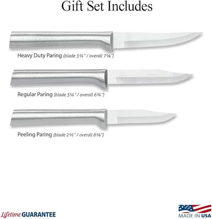 Rada Cutlery Paring Knife Galore Gift Set, 3-Piece Knife Set, Stainless Steel - Image 2
