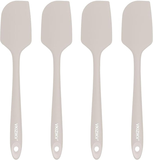 4 Pcs Silicone Spatula Set, 11.4 In, 600°F Heat Resistant Rubber Spatulas by Unknown