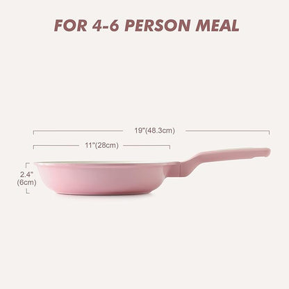 SENSARTE Nonstick Ceramic Frying Pan 11-Inch, Healthy Non Toxic Skillet - Image 8