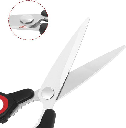 Kitchen Scissors, Sharp Stainless Steel Blades and Comfort-Grip Handles - Image 3