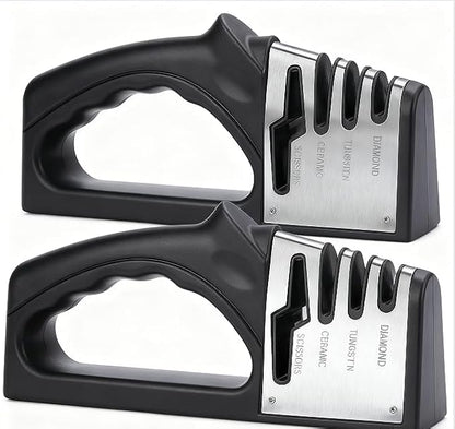 4-in-1Manual Knife Sharpener Suitable by LSXKAMIX