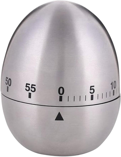 Kitchen Timer for Cooking, Egg Kitchen Timer Stainless Steel Mechanical by Unknown