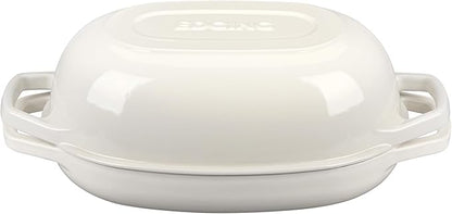 EDGING CASTING Enameled Cast Iron Oval Dutch Oven Pot - Image 7