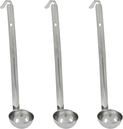 Piutouyar 3 Pcs 1 oz Soup Ladle Set, Stainless Steel Ladle by Piutouyar