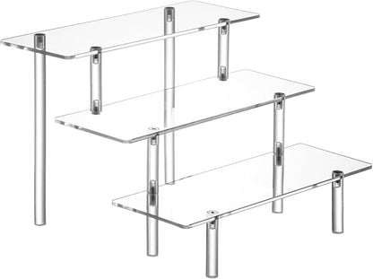 HENABLE Acrylic Display Risers, Acrylic Perfume Stand Organizer, Tabletop Use by HENABLE