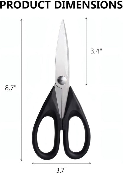 Multipurpose Kitchen Shears, 8.7" Professional Heavy-Duty Scissors, Dishwasher - Image 2