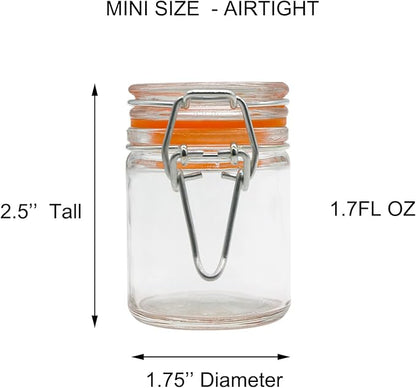 1.7 oz Mini Glass Spice Jars - Image 3