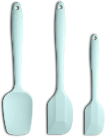 Silicone Spatula 3‑Piece Set Heat Resistant 600°F Non‑Stick Rubber Spatulas by ALLWIN-HOUSEWARE