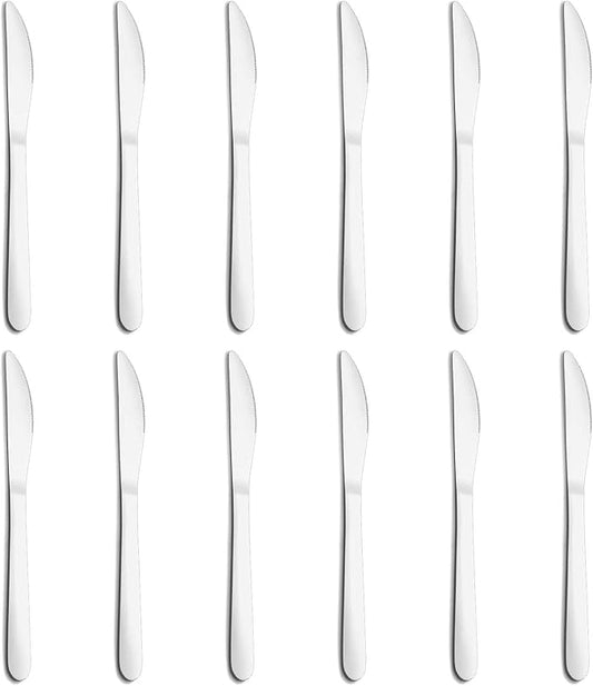 12 Pieces Butter Knives Set by Gymdin
