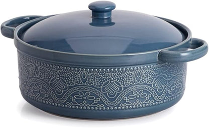 FUN ELEMENTS Lace Emboss Casserole Dish by IntoYourHouseOntoYourTable
