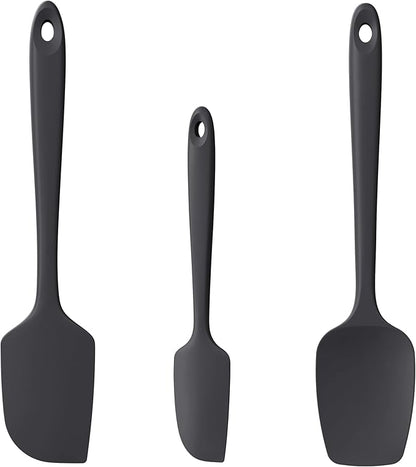 Heat Resistant Silicone Spatula Set of 3, Luxiwise 600ºF High Temp Baking by Unknown