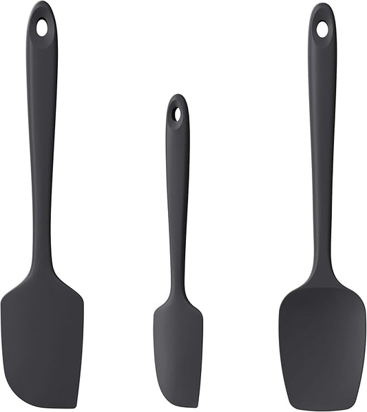 Heat Resistant Silicone Spatula Set of 3, Luxiwise 600ºF High Temp Baking by Unknown