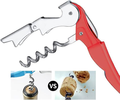 Professional Waiter Corkscrew Wine Openers Set, Heavy Duty Stainless Steel - Image 4